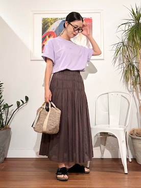 yokouchiさん（レディース・164cm）の夏コーディネート