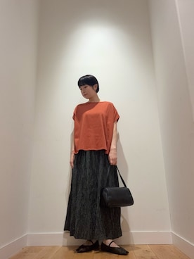 「RODE SKO（ロデスコ）のアイテム」を使った、abeさん（レディース・158cm）の夏コーディネート
