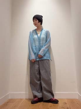 「EKAL（エカル）のアイテム」を使った、abeさん（レディース・158cm）の夏コーディネート