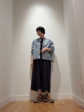 「EKAL」｜abeさん（レディース・158cm）の夏コーディネート