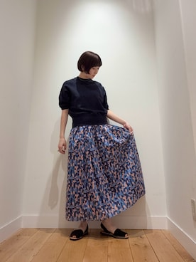 「かぐれ（カグレ）のアイテム」を使った、abeさん（レディース・158cm）の春コーディネート