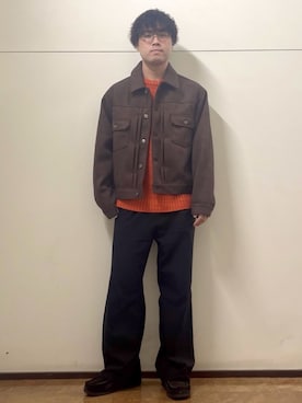 「アイテム（カバーオール）」を使った、Shionさん（メンズ・171cm・20代）の秋コーディネート