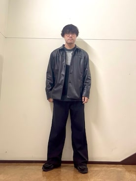 「アイテム（その他アウター）」を使った、Shionさん（メンズ・171cm・20代）の冬コーディネート