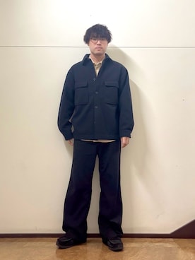 「アイテム（その他アウター）」を使った、Shionさん（メンズ・171cm・20代）の冬コーディネート