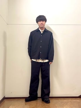 「ITEMS URBANRESEARCH（アイテムズ アーバンリサーチ）のアイテム（シャツ/ブラウス）」を使った、Shionさん（メンズ・171cm）の秋コーディネート