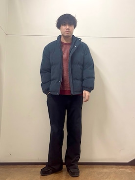「アイテム（ダウンジャケット/コート）」を使った、Shionさん（メンズ・171cm・20代）の冬コーディネート