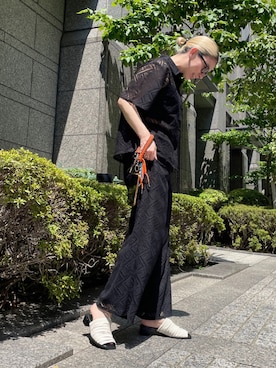 「アイテム（その他シューズ）」を使った、ぱるさん（レディース・162cm）の夏コーディネート
