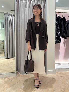 「LORISTELLA（ロリステッラ）のアイテム」を使った、SHIHOさん（レディース・162cm）の秋コーディネート