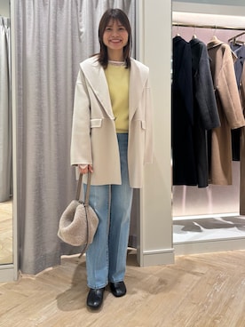 「Rie Miller（リエミラー）のアイテム」を使った、SHIHOさん（レディース・162cm）の秋コーディネート