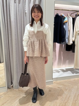 「LORISTELLA（ロリステッラ）のアイテム」を使った、SHIHOさん（レディース・162cm）の秋コーディネート