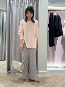 「grace grace （グラスグラス）のアイテム」を使った、SHIHOさん（レディース・162cm）の冬コーディネート