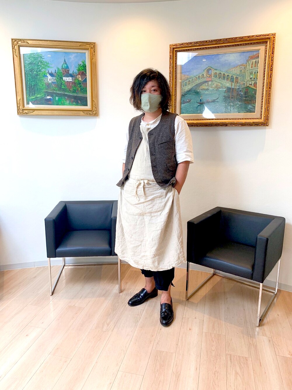 「Django Atourのアイテム（その他、ホワイト系）」を使った、jimu14madさん（メンズ・173cm）の春コーディネートの1枚目の写真