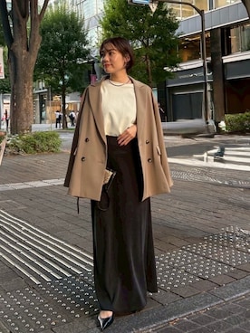 「アイテム（ジャケット/アウター）」を使った、ggkimikoさん（レディース・153cm・30代）の夏コーディネート