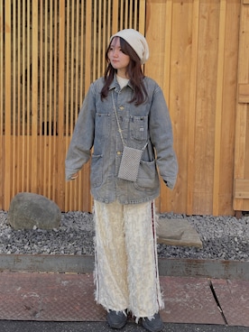 「DAIRIKU（ダイリク）のアイテム（ジャケット/アウター）」を使った、timaさん（レディース・152cm）の冬コーディネート