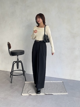 「Thevon（ゼボン）のアイテム」を使った、aimiさん（レディース・162cm）の冬コーディネート