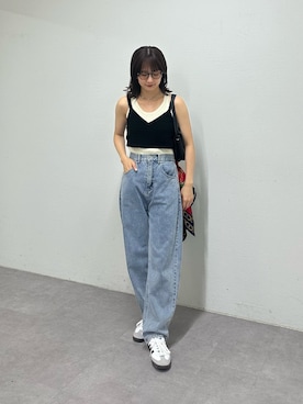 「アイテム（つなぎ/オールインワン）」を使った、aimiさん（レディース・162cm）の夏コーディネート