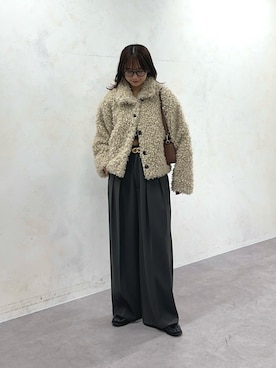 「Thevon（ゼボン）のアイテム」を使った、aimiさん（レディース・162cm）の冬コーディネート