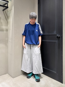 「BEAVER（ビーバー）のアイテム（パンツ）」を使った、ユウチャンさん（レディース・161cm）の夏コーディネート