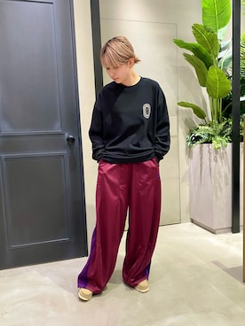 「アウトドアミックス」｜「アイテム（モカシン/デッキシューズ）」を使った、ユウチャンさん（レディース・161cm）の秋コーディネート