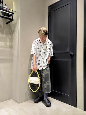 「BEAVER（ビーバー）のアイテム」を使った、ユウチャンさん（レディース・161cm）の春コーディネート