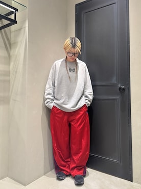 「On（オン）のアイテム」を使った、ユウチャンさん（レディース・162cm）の秋コーディネート