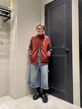 「OOFOS(ウーフォス)のアイテム」を使った、ユウチャンさん(レディース・162cm)の春コーディネート