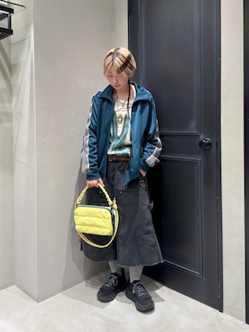 「BEAVER（ビーバー）のアイテム」を使った、ユウチャンさん（レディース・162cm）の春コーディネート