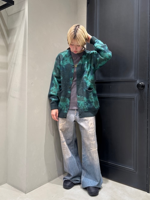MANASTASH/マナスタッシュ BLURRY JAQUARD CARDIGAN（カーディガン