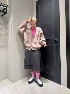 「BEAVER（ビーバー）のアイテム」を使った、ユウチャンさん（レディース・162cm）の冬コーディネート