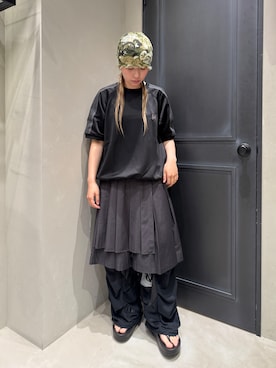 「アイテム（サンダル）」を使った、ユウチャンさん（レディース・161cm）の夏コーディネート