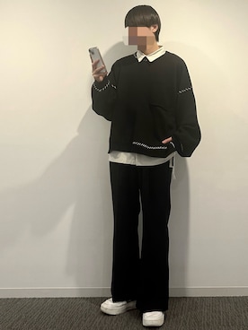 「NIKE（ナイキ）のナイキ エア フォース 1 PLT.AF.ORM ウィメンズシューズ / Nike Air Force 1 PLT.AF.ORM Women's Shoes＜22-29cm 展開＞（スニーカー）」を使った、よかぜ。さん（メンズ・173cm）の秋コーディネート