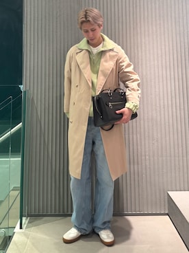 「LACOSTE（ラコステ）のアイテム」を使った、sakaiさん（メンズ・181cm）の春コーディネート