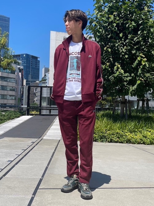 Lacoste ラコステ　トラックジャケット　keiju 着用 Lacoste ラコステ トラックジャケット keiju 着用 LACOSTE 渋谷店sakai