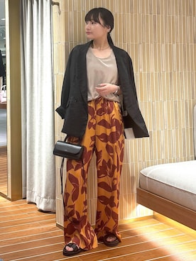 「アイテム（テーラードジャケット）」を使った、AYAさん（レディース・158cm・20代）の夏コーディネート