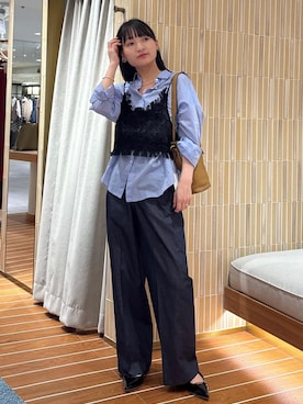 「アイテム（ハンドバッグ）」を使った、AYAさん（レディース・158cm・20代）の夏コーディネート