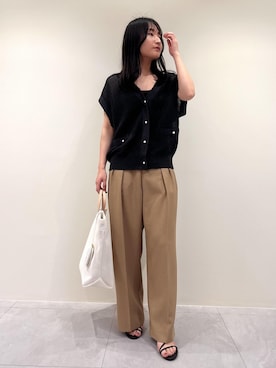 「ROPE'（ロペ）のアイテム」を使った、AYAさん（レディース・158cm）の夏コーディネート