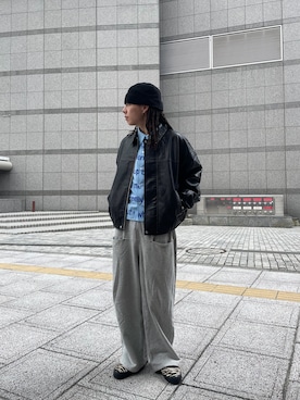 「アイテム（トップス）」を使った、高尾尚樹さん（メンズ・165cm）の秋コーディネート
