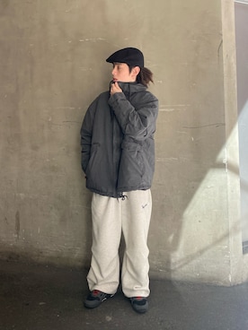 「WHO'S WHO gallery（フーズフーギャラリー）のアイテム（モッズコート）」を使った、高尾尚樹さん（メンズ・165cm）の冬コーディネート