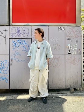 高尾尚樹さん（メンズ・165cm）の夏コーディネート