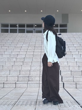 「ZARA KIDSのアイテム」を使った、TSUMUNOさん（キッズ・134cm）の秋コーディネート