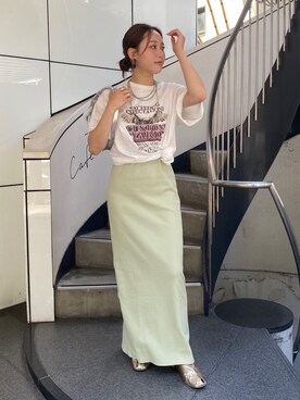 佐々木悠さん（レディース・158cm）の春コーディネート