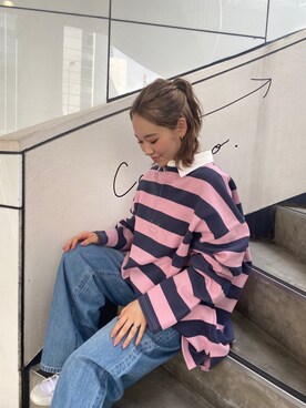 佐々木悠さん(レディース・158cm)の春コーディネート