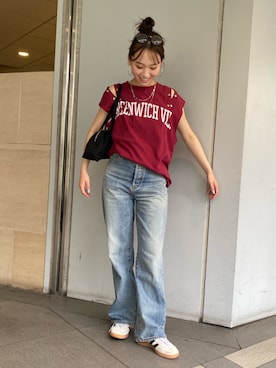 「Ungrid（アングリッド）のアイテム」を使った、佐々木悠さん（骨格ストレート・レディース・159cm）の春コーディネート