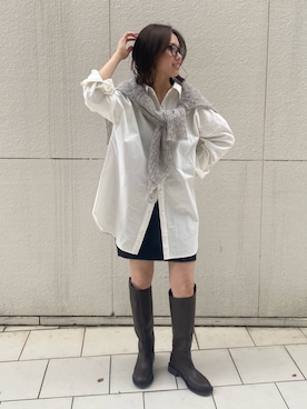 佐々木悠さん（レディース・158cm）の秋コーディネート