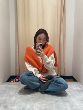 佐々木悠さん(レディース・158cm)の冬コーディネート