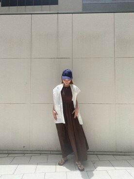 佐々木悠さん（レディース・158cm）の夏コーディネート