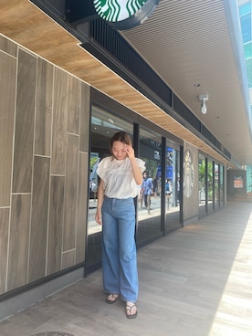 佐々木悠さん（レディース・158cm）の春コーディネート