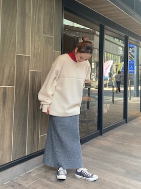 佐々木悠さん（レディース・158cm）の秋コーディネート