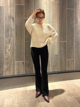 佐々木悠さん(レディース・159cm)の秋コーディネート
