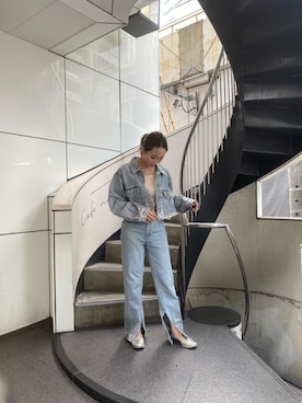 佐々木悠さん(レディース・158cm)の夏コーディネート